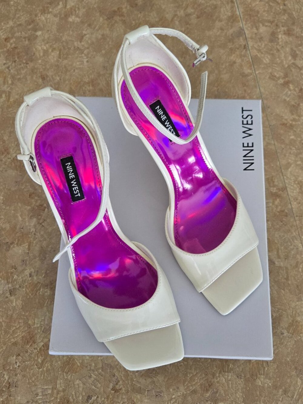 Hallena Square Toe Wedges